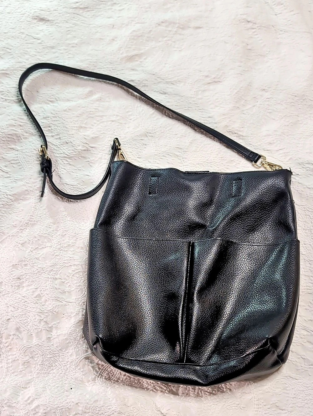 Mossimo Black Hobo Shoulder Bag